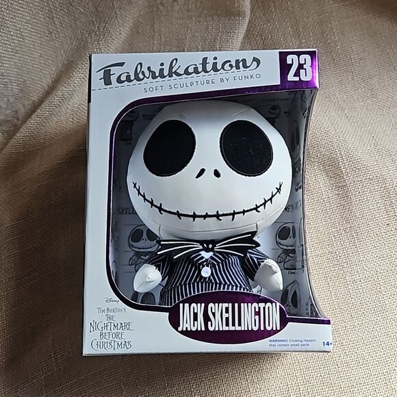 Funko Fabrikations 6" Soft Sculpted Disney NBC Jack Skellington #23 Doll - Picture 1 of 8